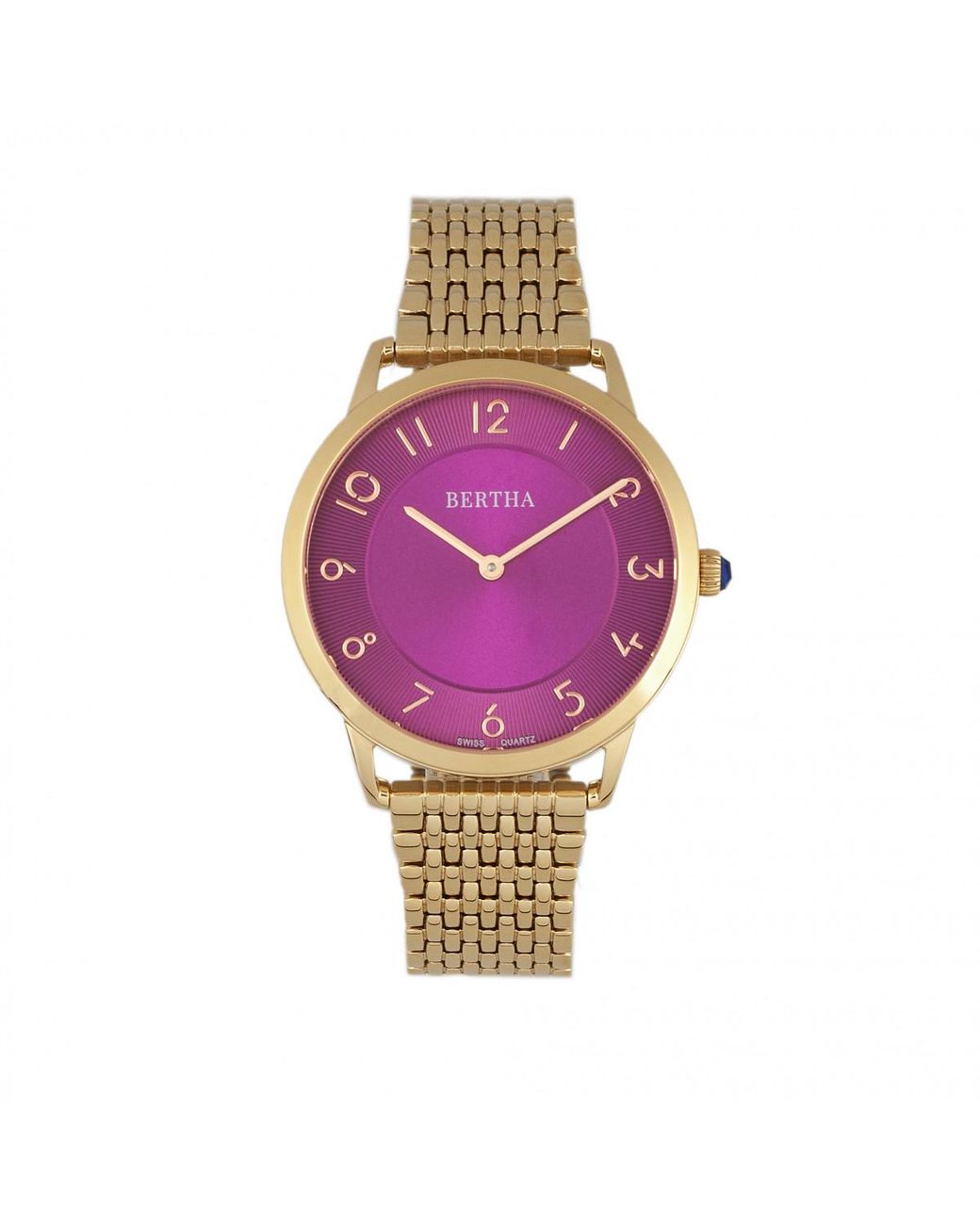 Bertha Pink Abby Swiss Bracelet Watch