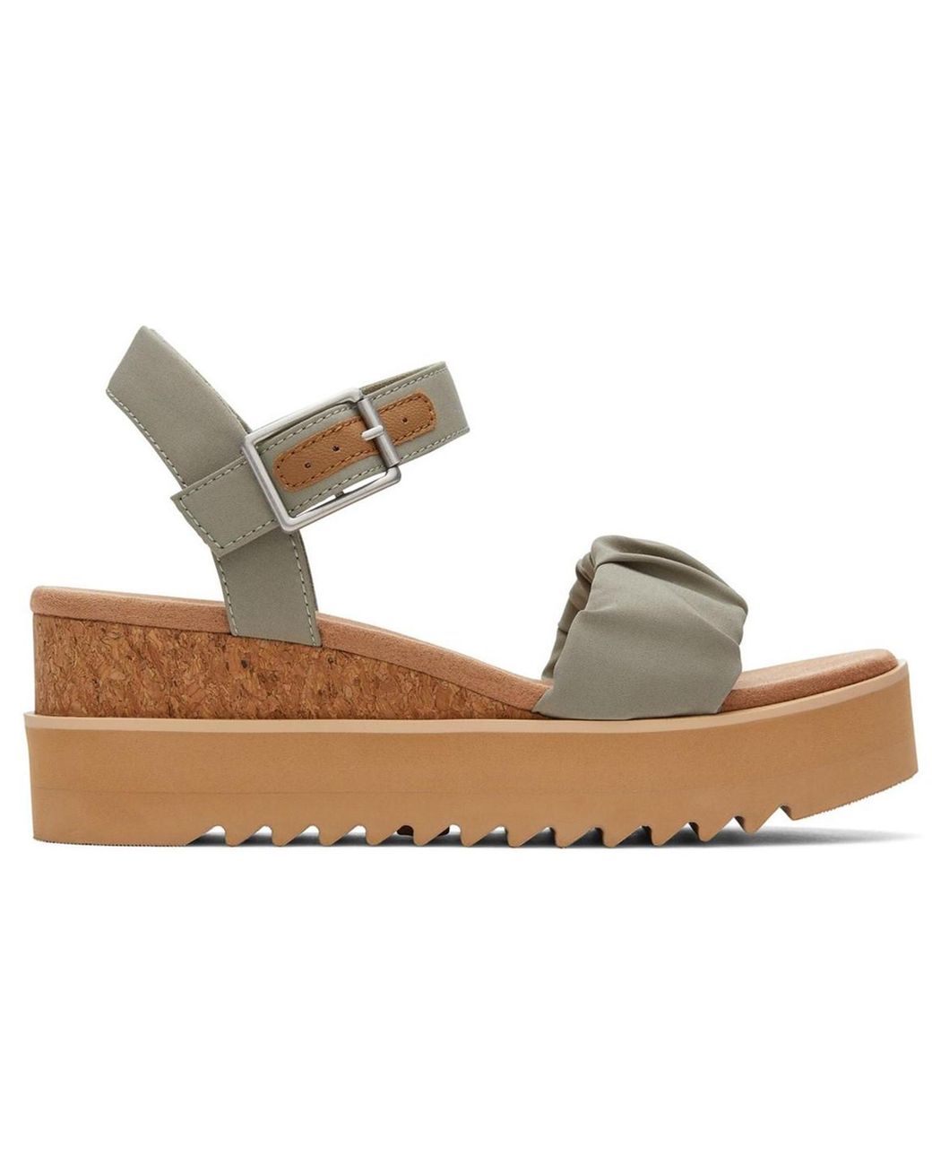 TOMS Black Diana Wedge