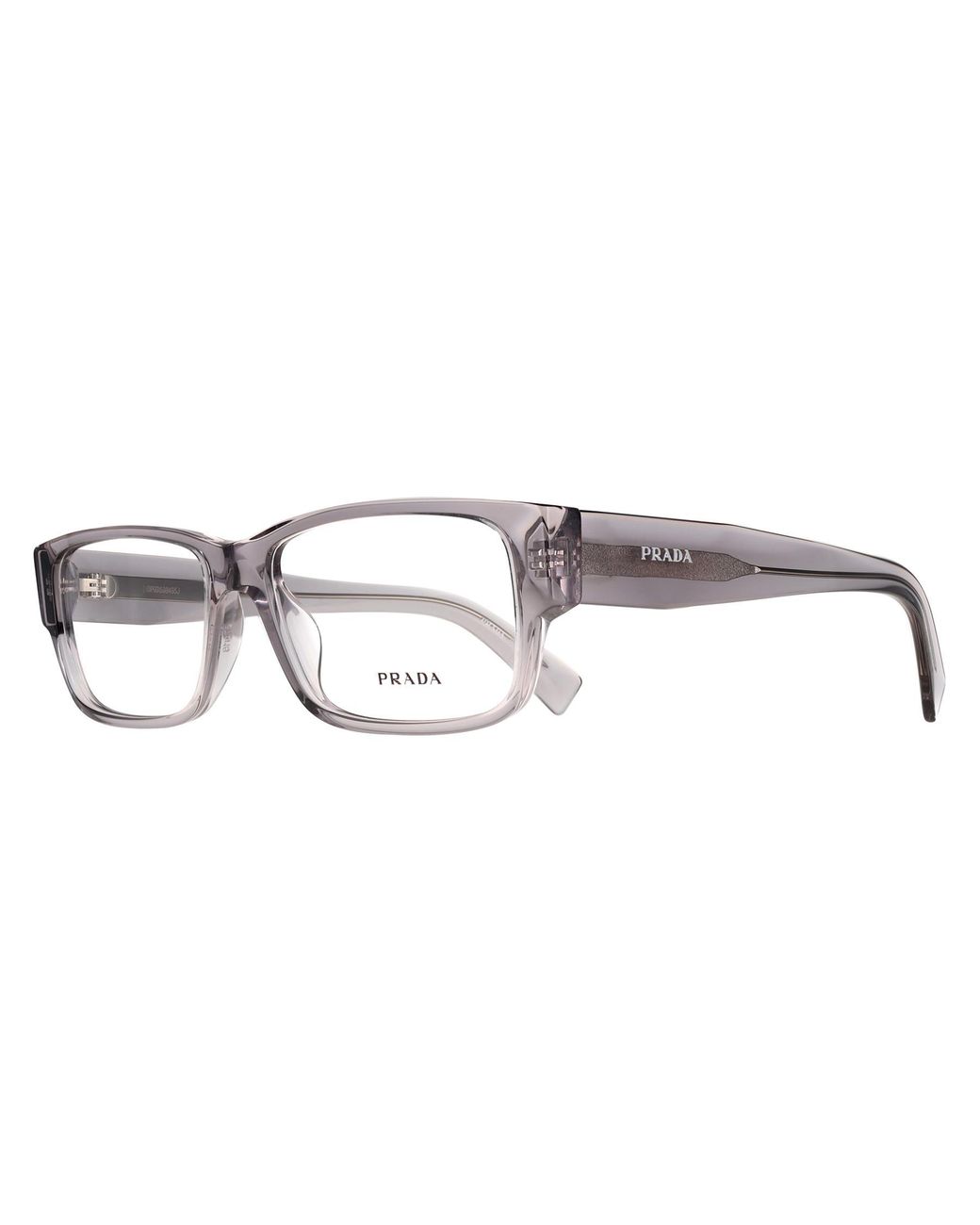 Prada Brown Rectangular Transparent Ocean Prb09V for men