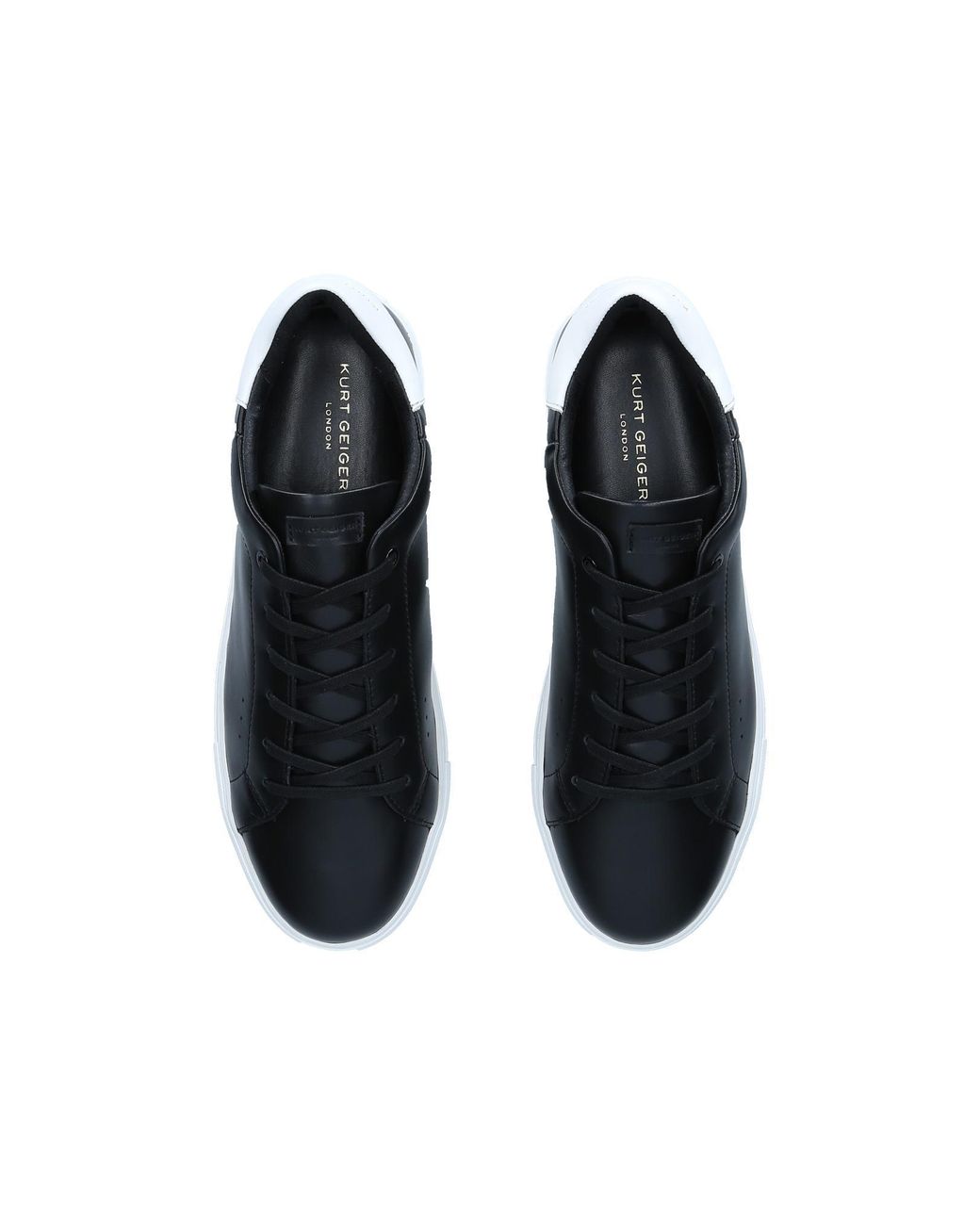 Kurt Geiger Blue Laney Platform Leather Trainers for men