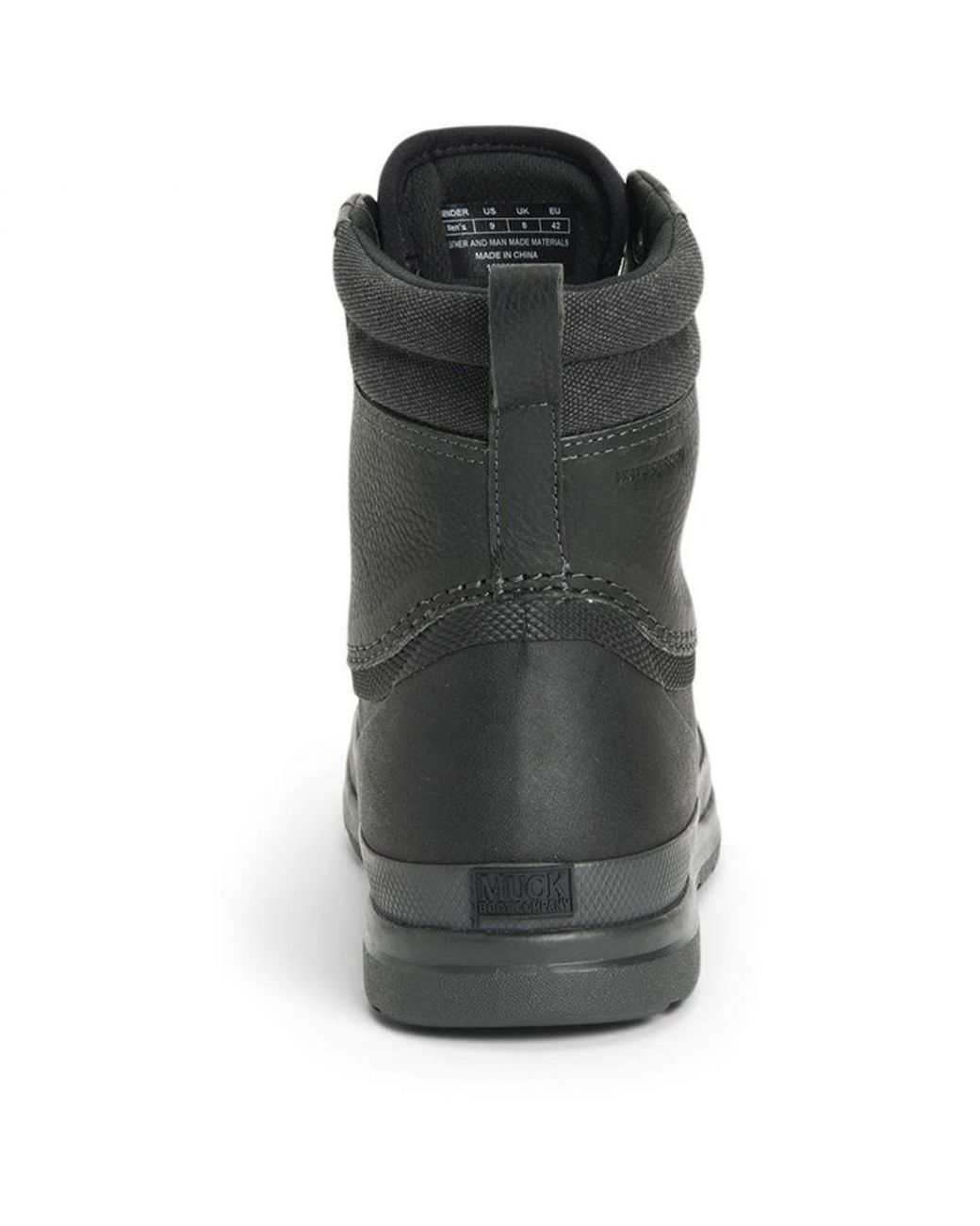 Muck Boot Black Originals Duck Lace Memory Foam Wellingtons for men