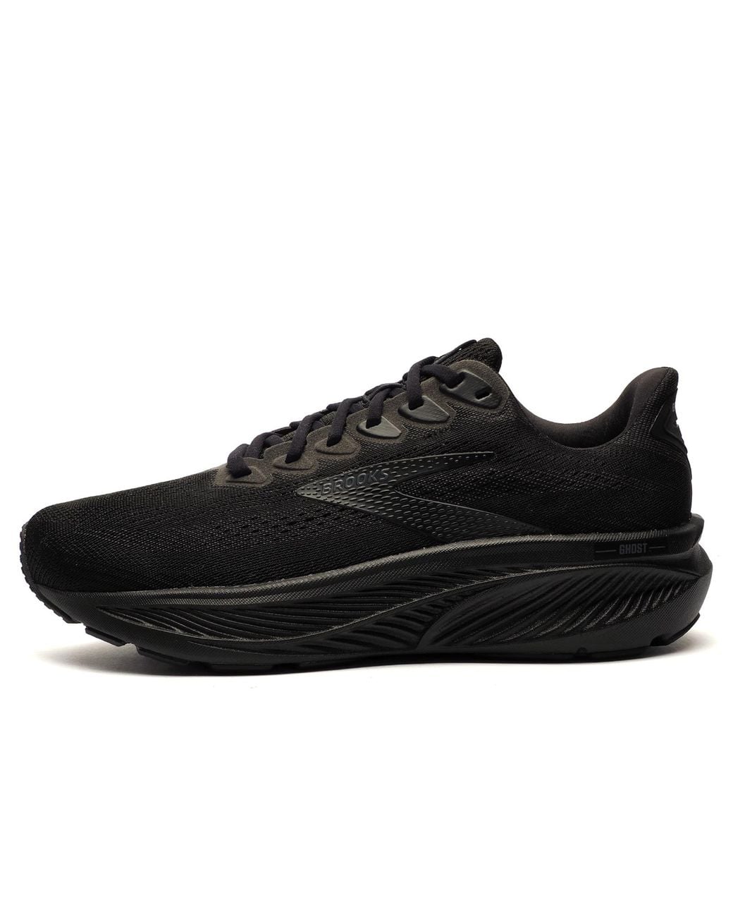 Brooks Black Ghost 17 Wide Fit Running Shoes for men