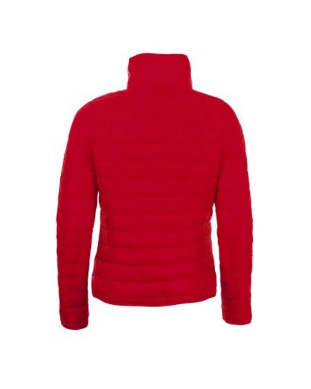 Sol's Red Ladies Ride Padded Water Repellent Jacket Nylon