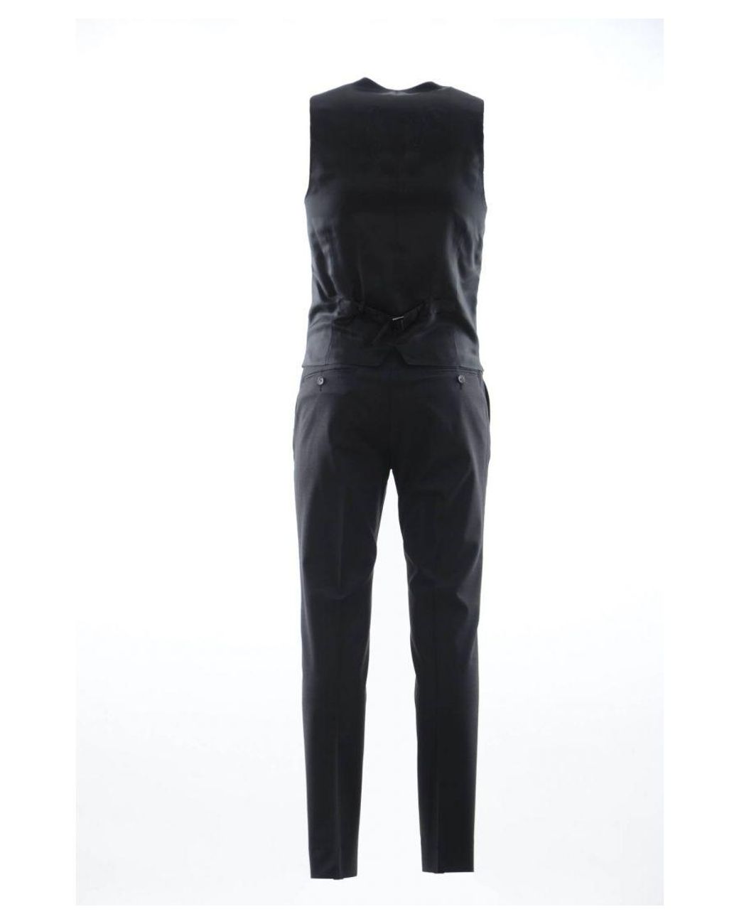 Dolce & Gabbana Black Trousers And Waistcoat Set for men
