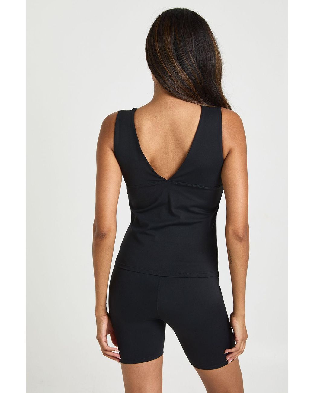 Boohoo Black Maternity Super Soft Sculpt Bump Support Short
