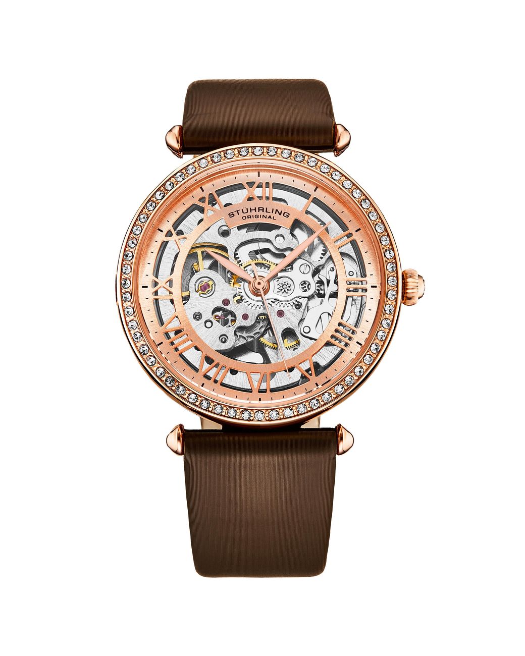 Stuhrling Metallic Luxe Automatic 4022 38Mm Skeleton
