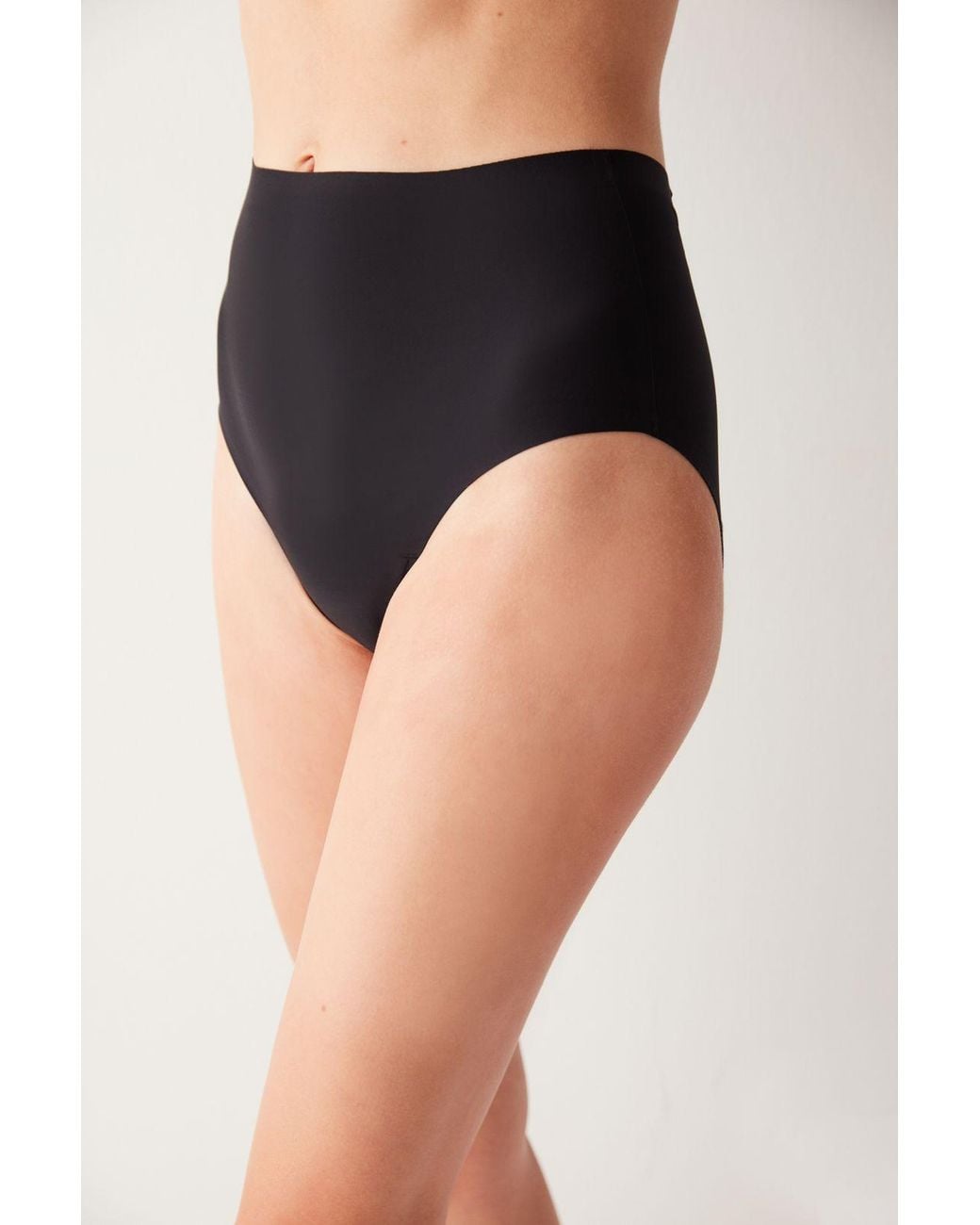 Penti Black Period High Waist Slip Briefs