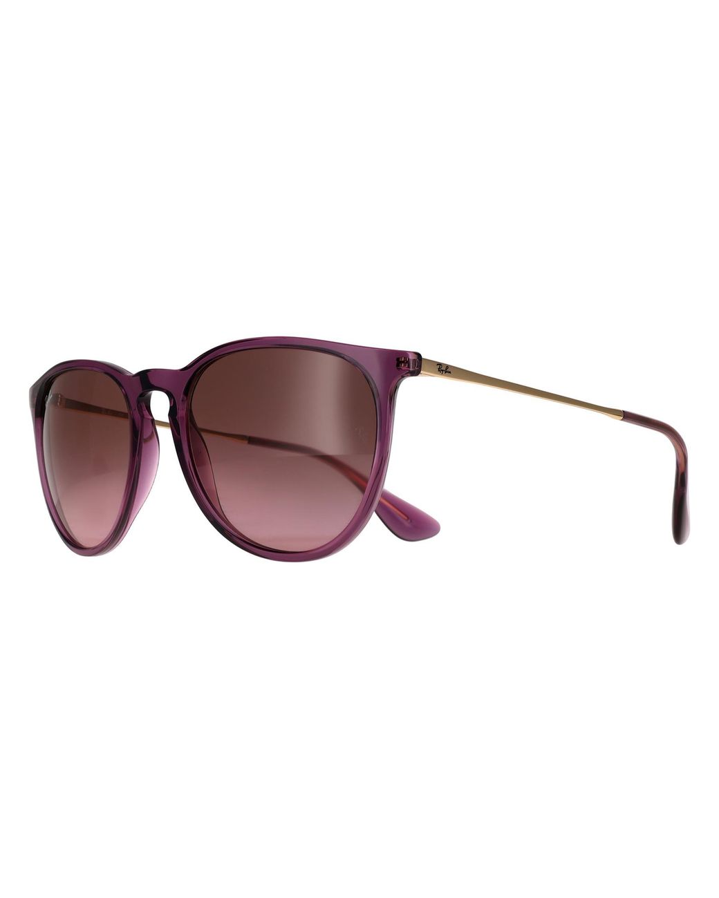 Ray-Ban Brown Round Transparent Gradient Rb4171 Erika