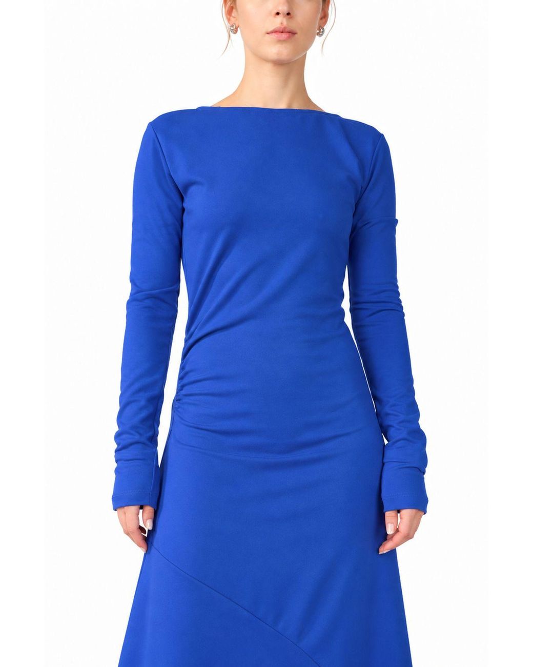 Busem Midi-Jurk in het Blue