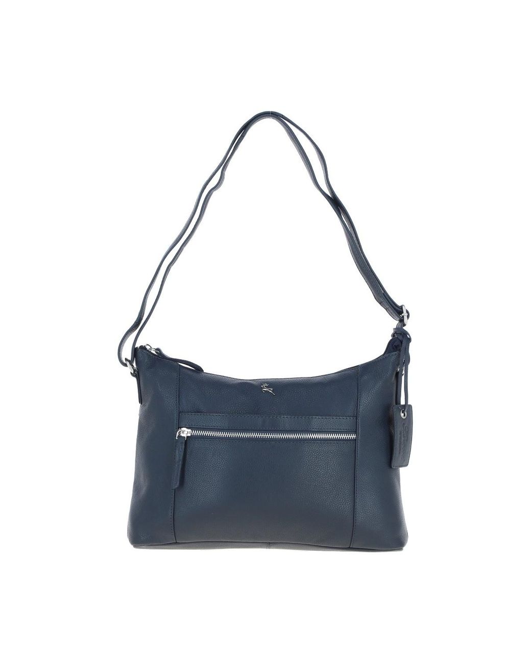Ashwood Leather Blue 'Milano' Real Essentials Crossbody Bag
