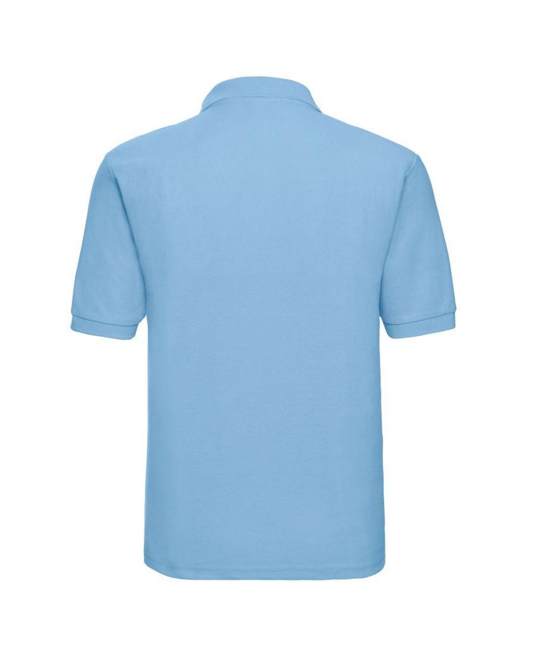 Russell Blue Polycotton Pique Polo Shirt (Sky) for men