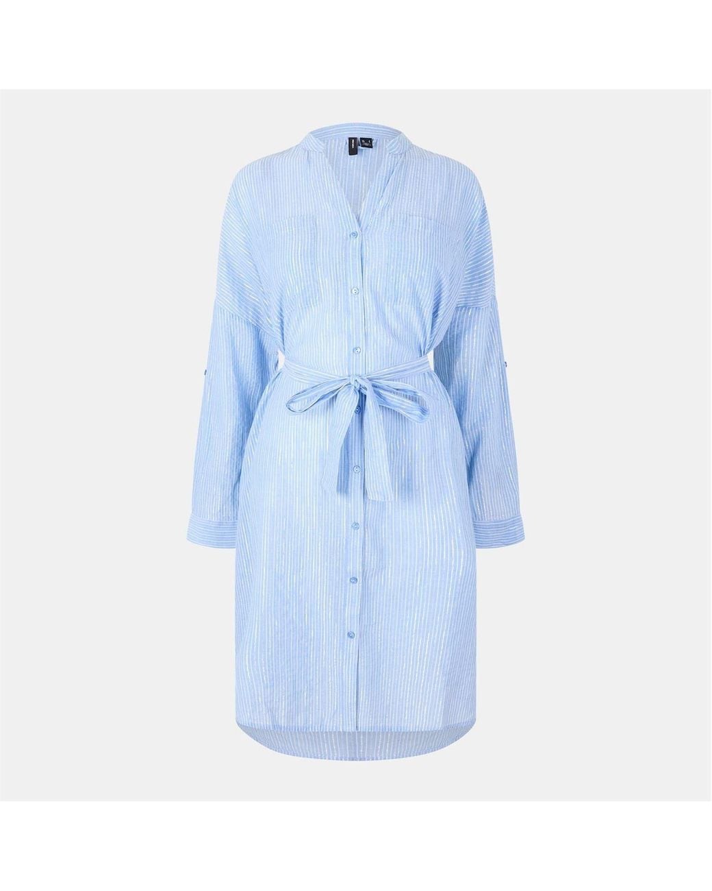 Vero Moda Blue Ines Shirt Drss