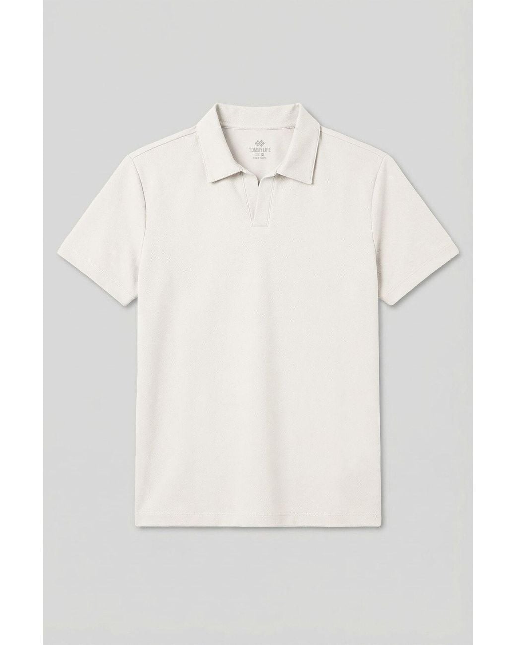 TOMMY LIFE White Viscose Blend T-Shirt for men