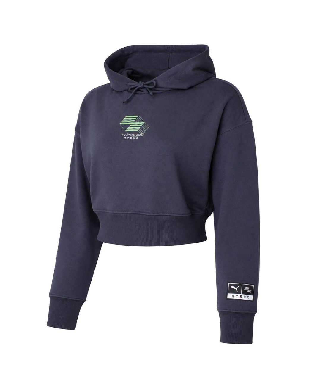 PUMA Blue X Hyrox Cropped Hoodie