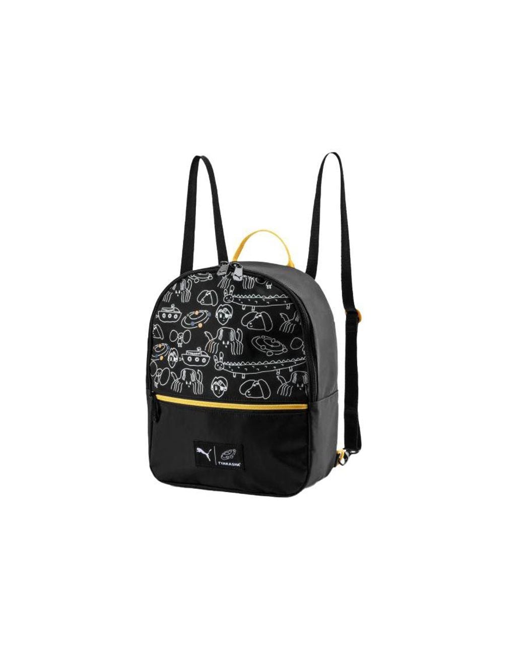 PUMA Black X Tyakasha Mini Backpack Nylon Shanghai
