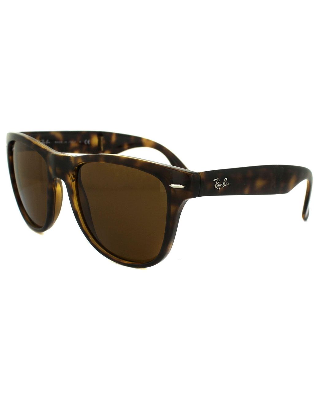 Ray-Ban Brown Rectangle Tortoise Sunglasses