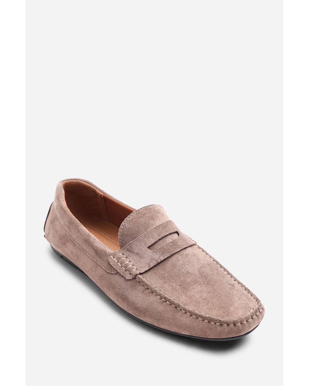 Where's That From Pink Kyle Suede Slip On Bubble Loafer
