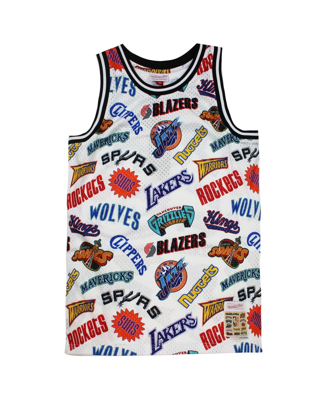 Mitchell & Ness Blue All Over Eastern Swingman Tank Top for men