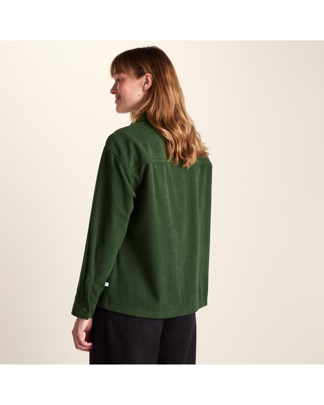TOG24 Green Tova Corduroy Shacket Overshirt