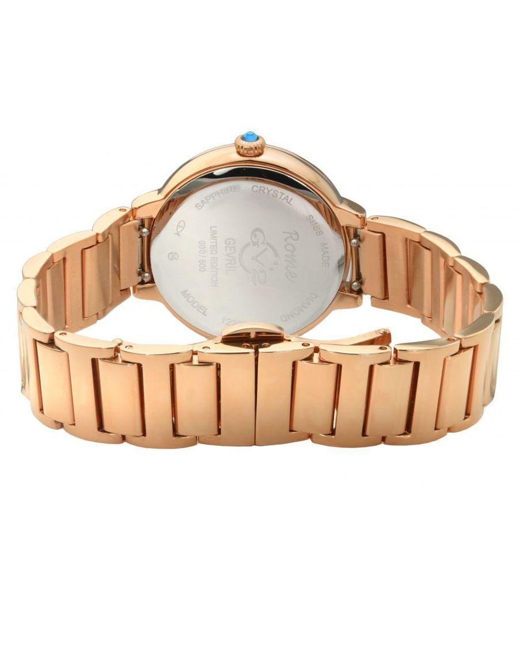 Gv2 Metallic Rome Dial Rg Bracelet Watch