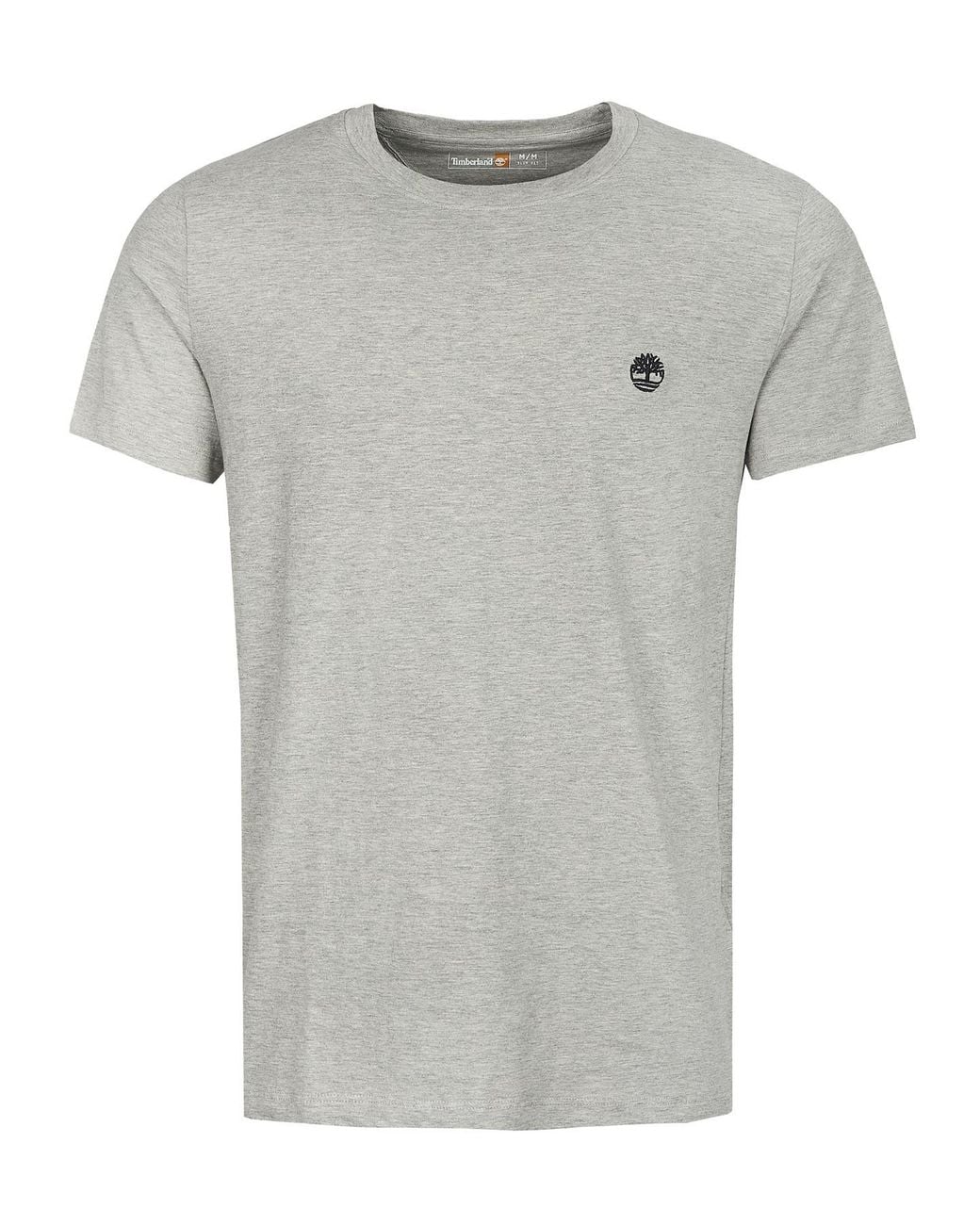 Timberland Gray Dunstan River Short Sleeve T-Shirt Cotton for men