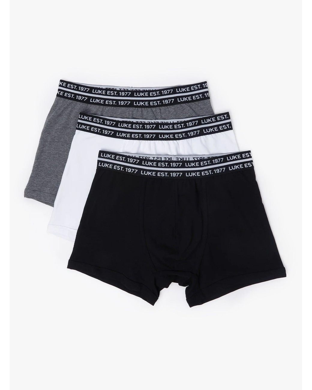 Luke 1977 Blue Captain 3 Pack Boxers for men