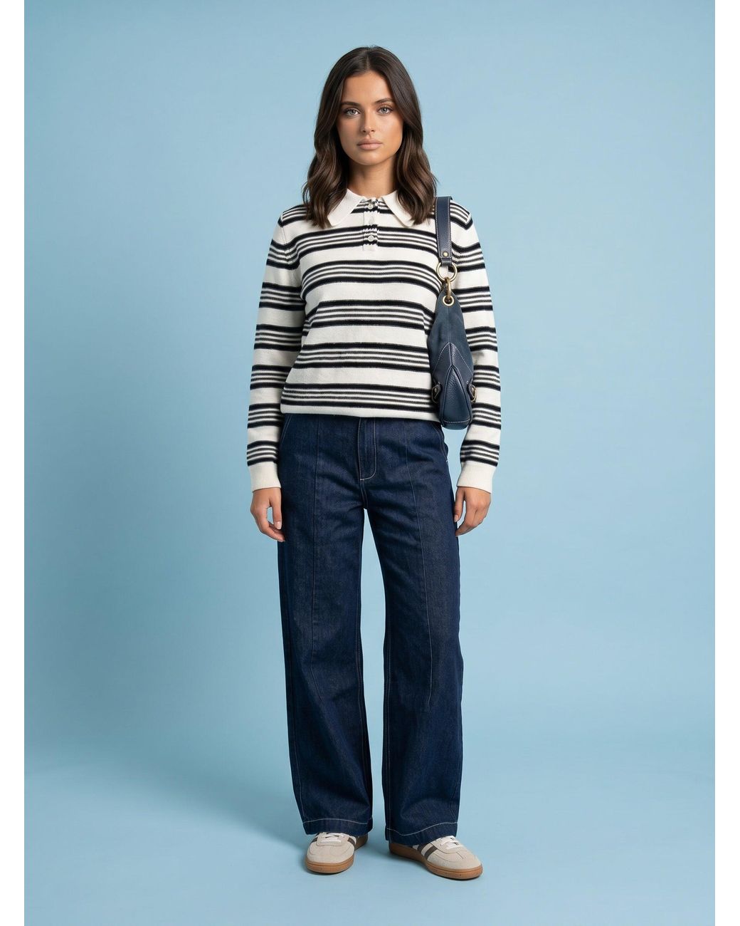 Urban Bliss Blue Stripe Jumper