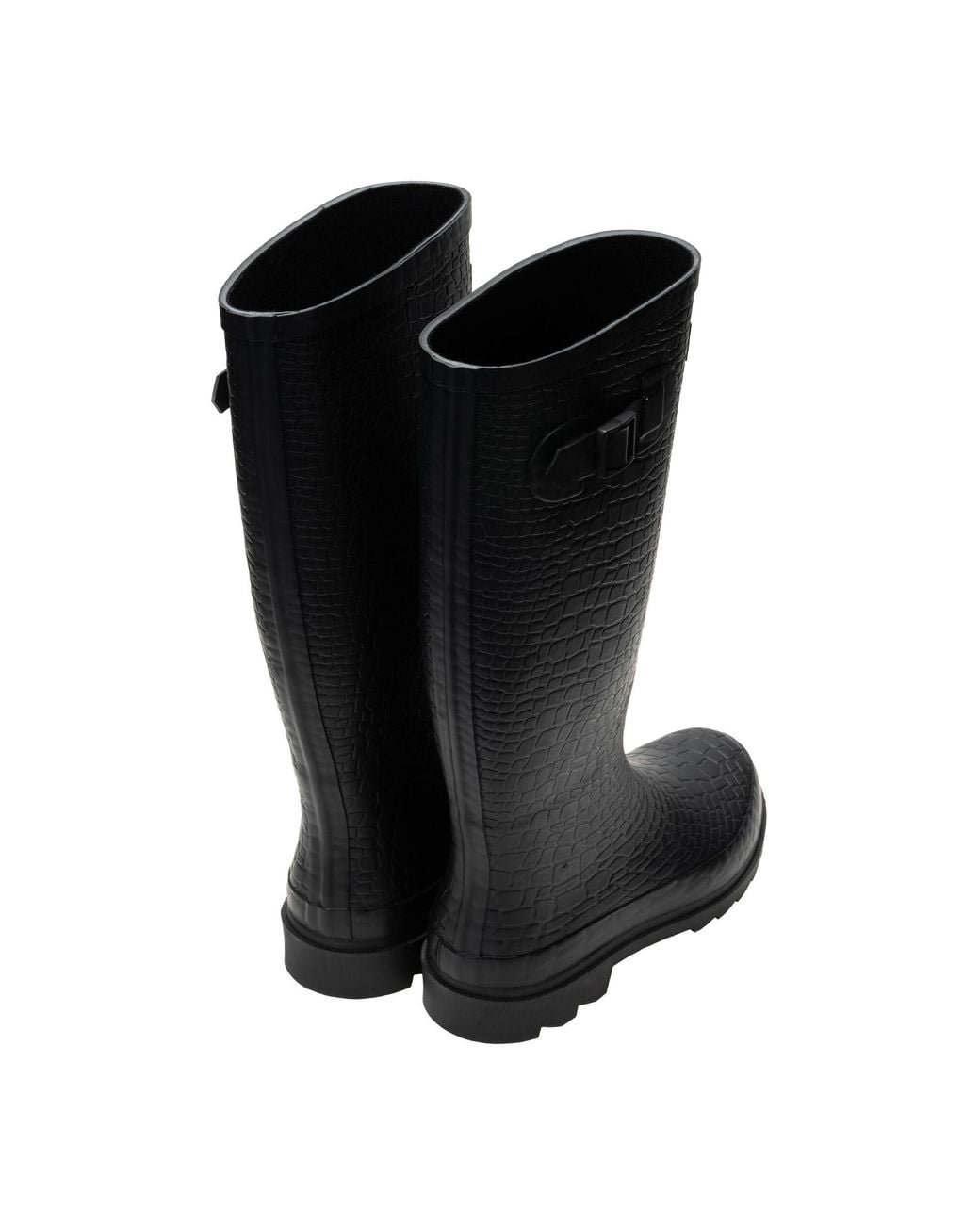 Regatta Black Ladies Fairweather Iii Reptile Print Wellington Boots