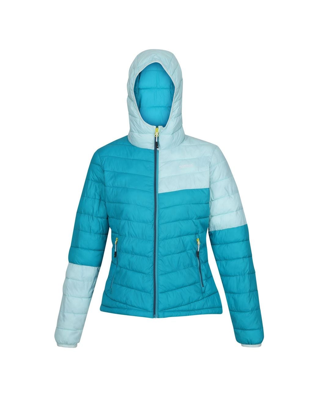 Regatta Blue Ladies Hillpack Ii Hooded Padded Jacket (Tahoe/Bleached Aqua)