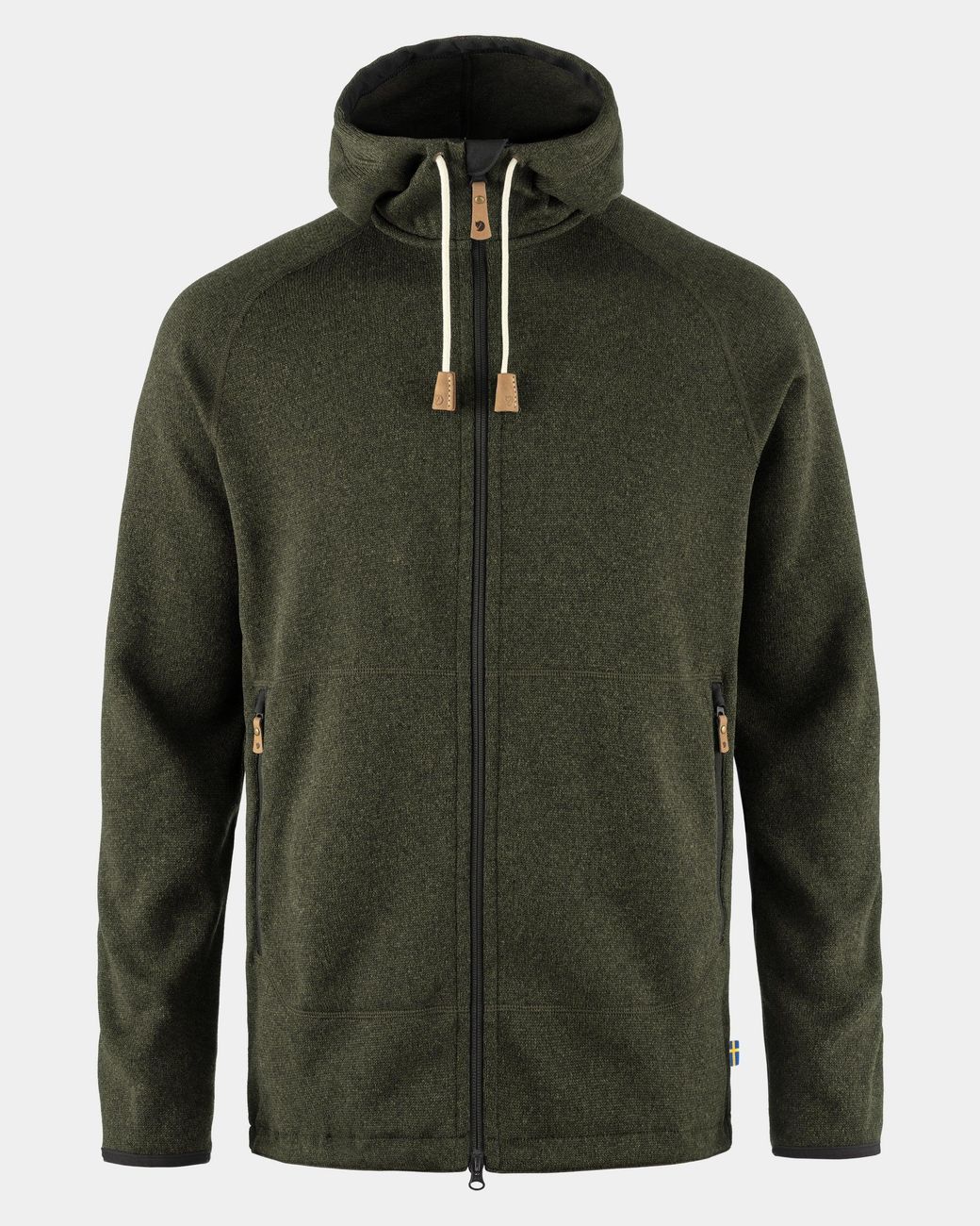 Fjallraven Green Long Sleeve Hoodie for men