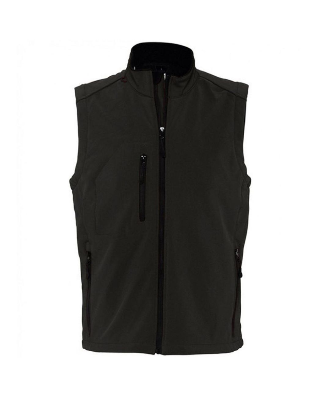 Sol's Black Rallye Soft Shell Bodywarmer Jacket for men