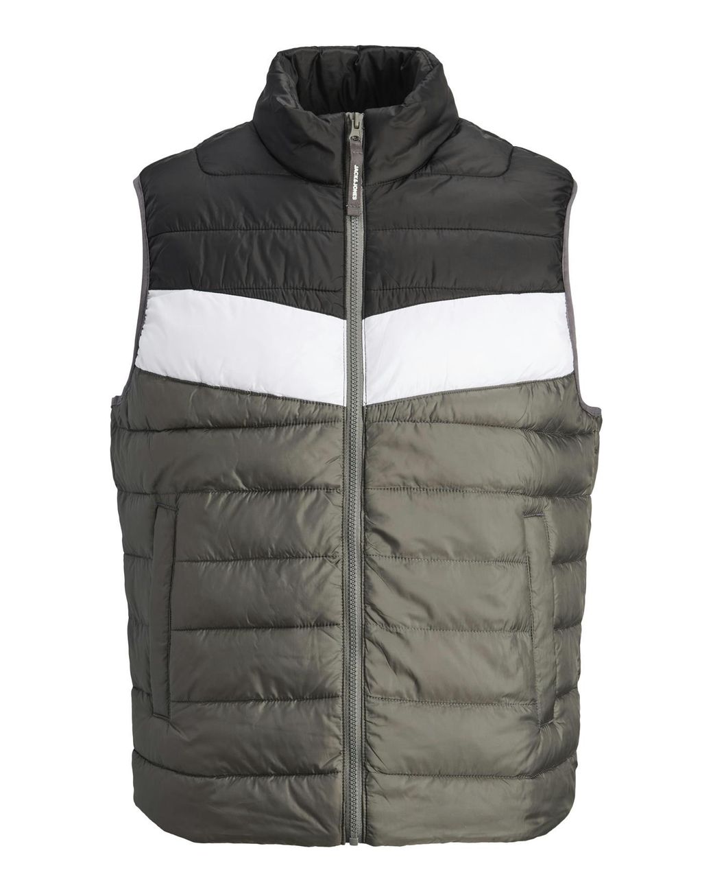 Jack & Jones Gray Sleeveless Gilet for men