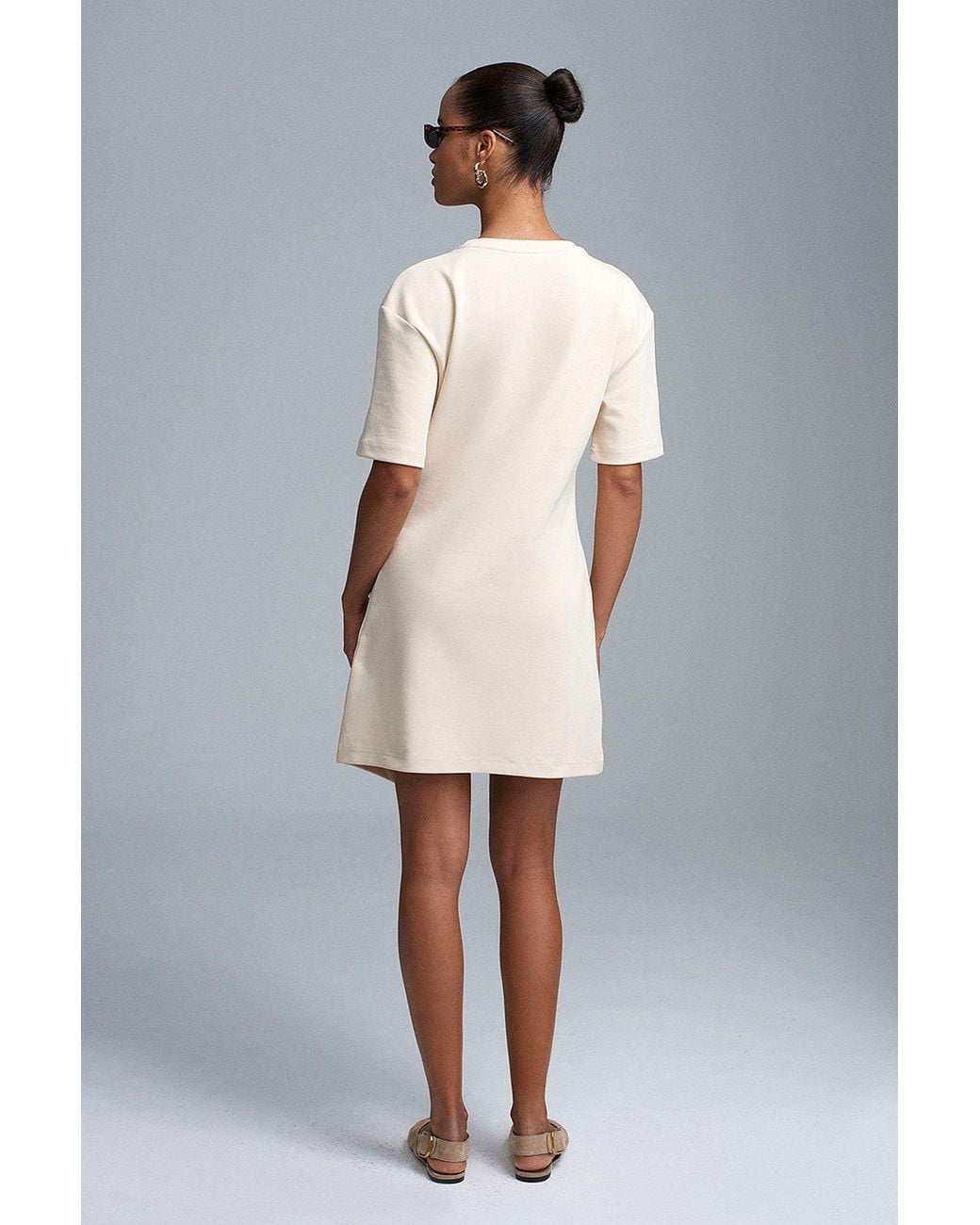 Dilvin Green Mini Shift Dress