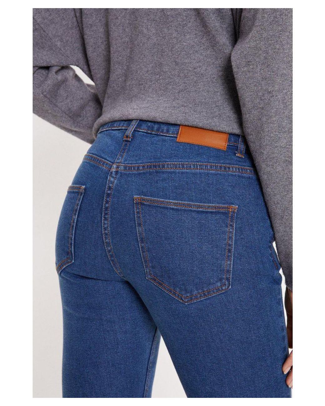 Oasis Blue Jade Mid Rise Skinny Jeans