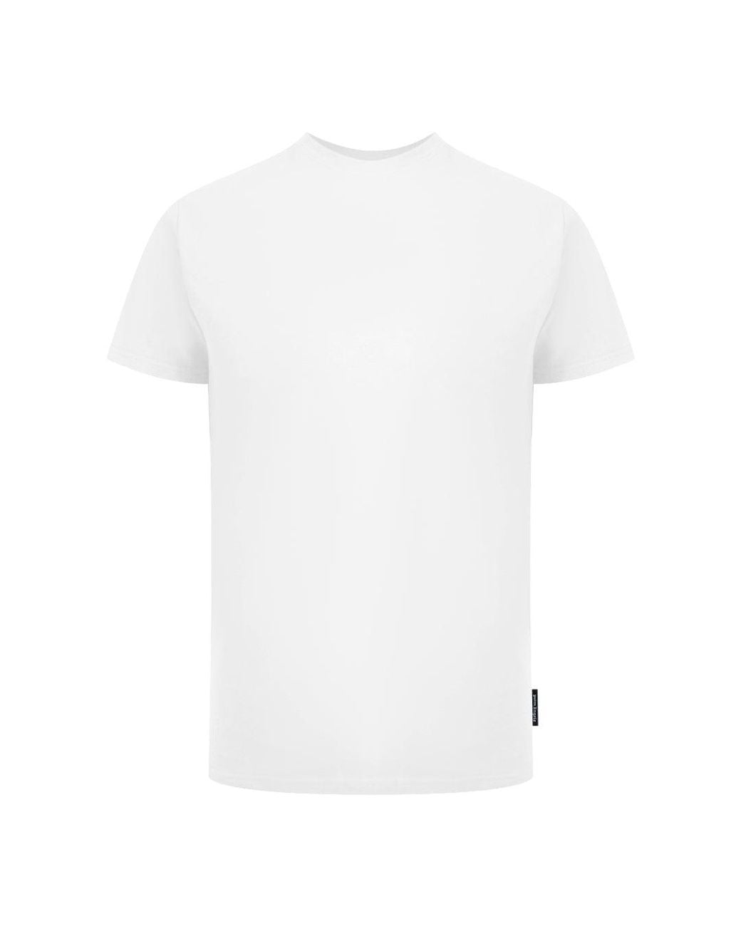Palm Angels White Flag Logo T-Shirt Cotton for men