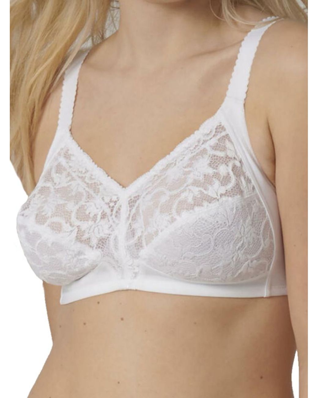 Triumph White Delicate Doreen N Non Wired Full Cup Bra
