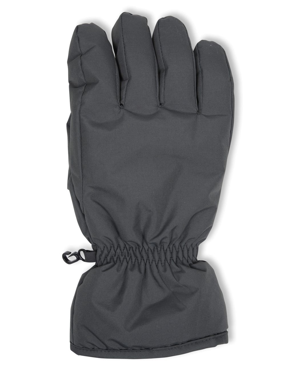 Mountain Warehouse Black Ski Gloves Warm Snowproof Water Resistant Textured Palm Winter Mittens for men