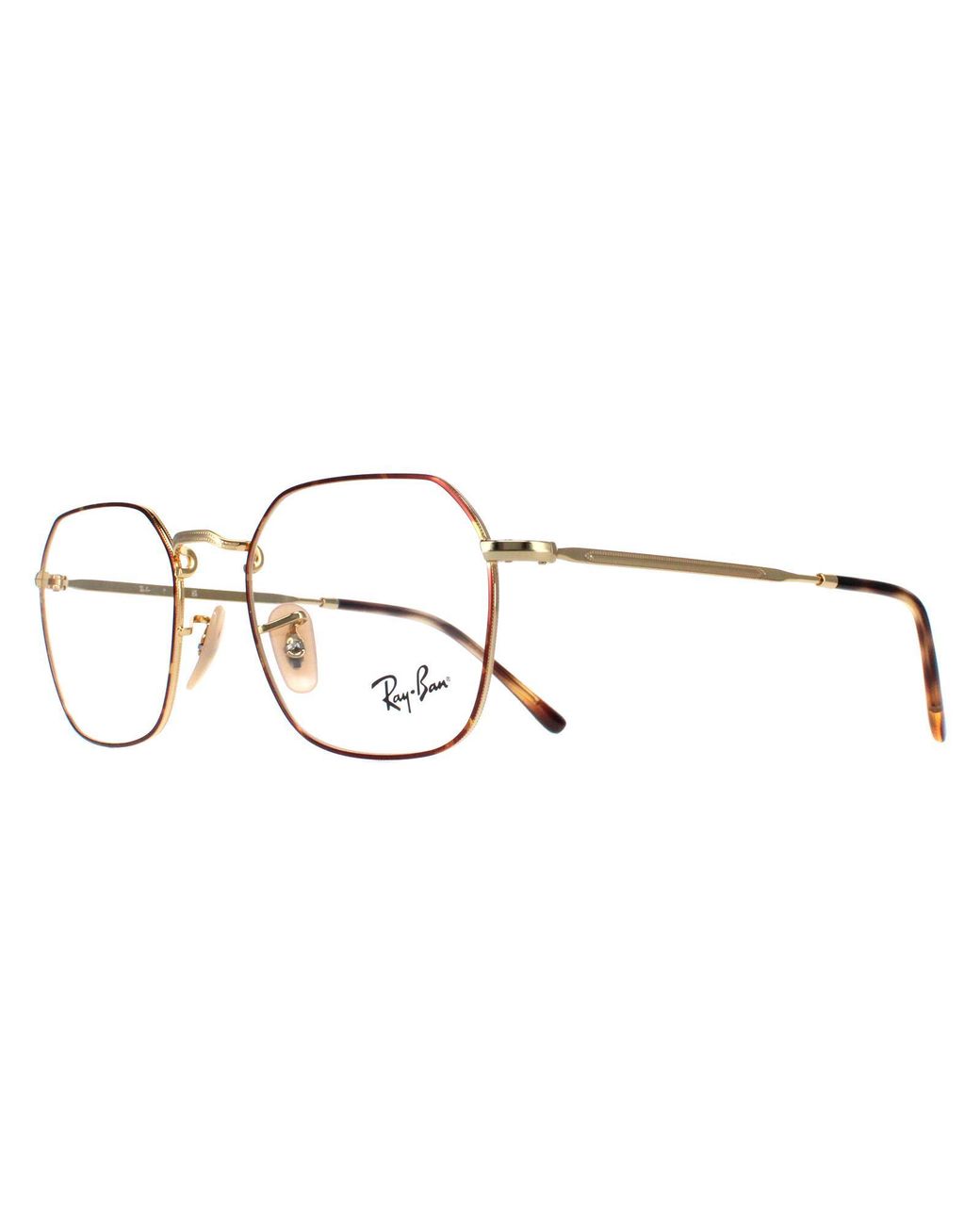 Ray-Ban Brown Square Havana On Rx3694V Jim Metal