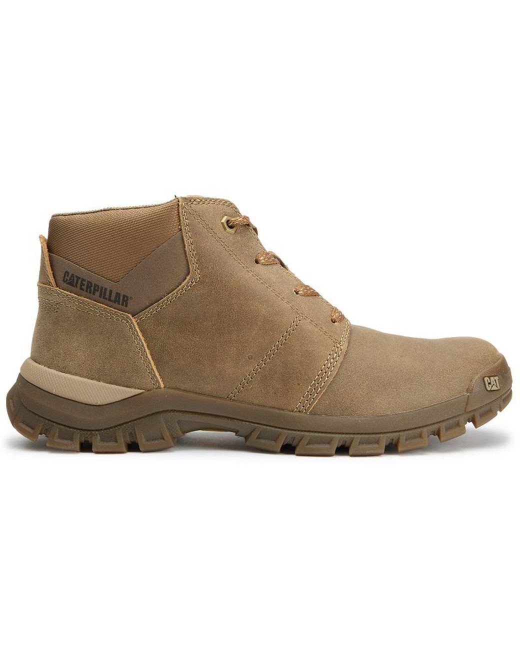 Caterpillar Brown Threshold Chukka Boots