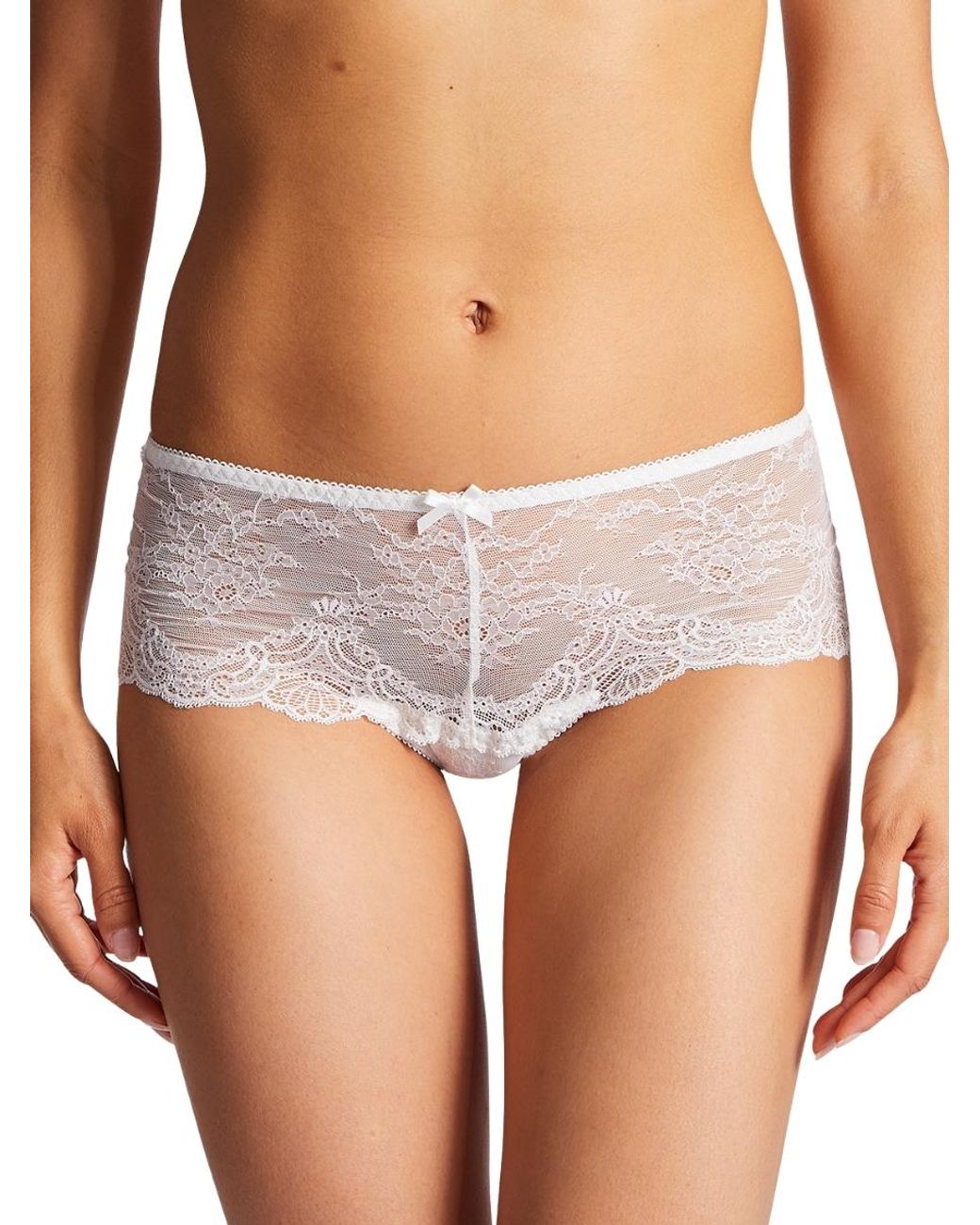Aubade White Danse Des Sens Cheeky Short