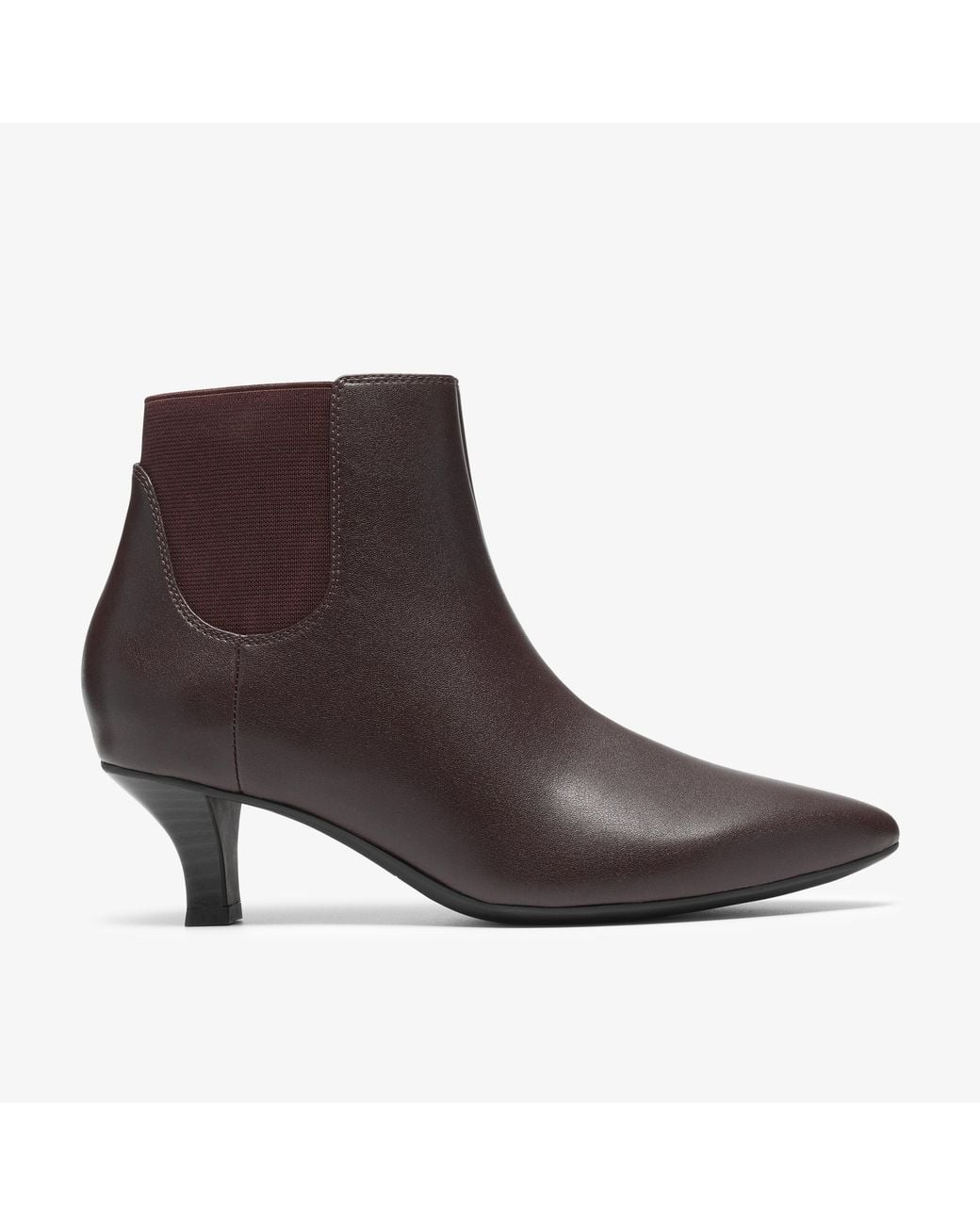 Clarks Brown Kepley Erin Merlot Leather Boots