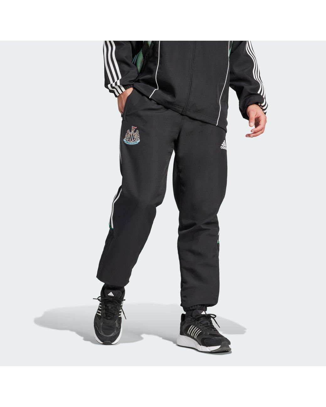 Adidas Originals Black Newcastle United Fc Ubp Track Pants for men