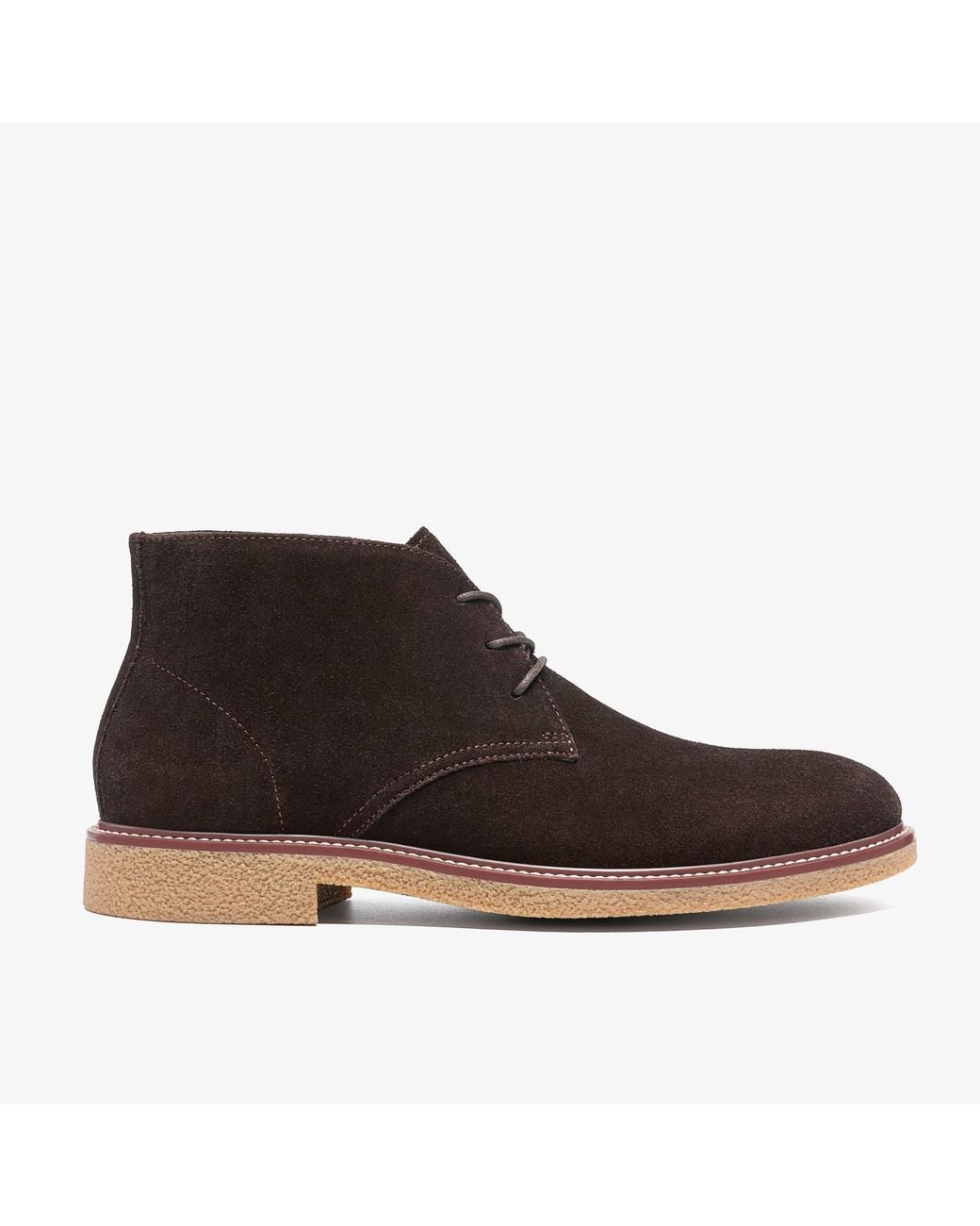 Clarks Brown Chelwood Mid Sde Boots for men