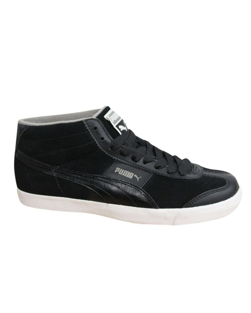 PUMA Black Roma Lp Hi Lodge Trainers Suede for men