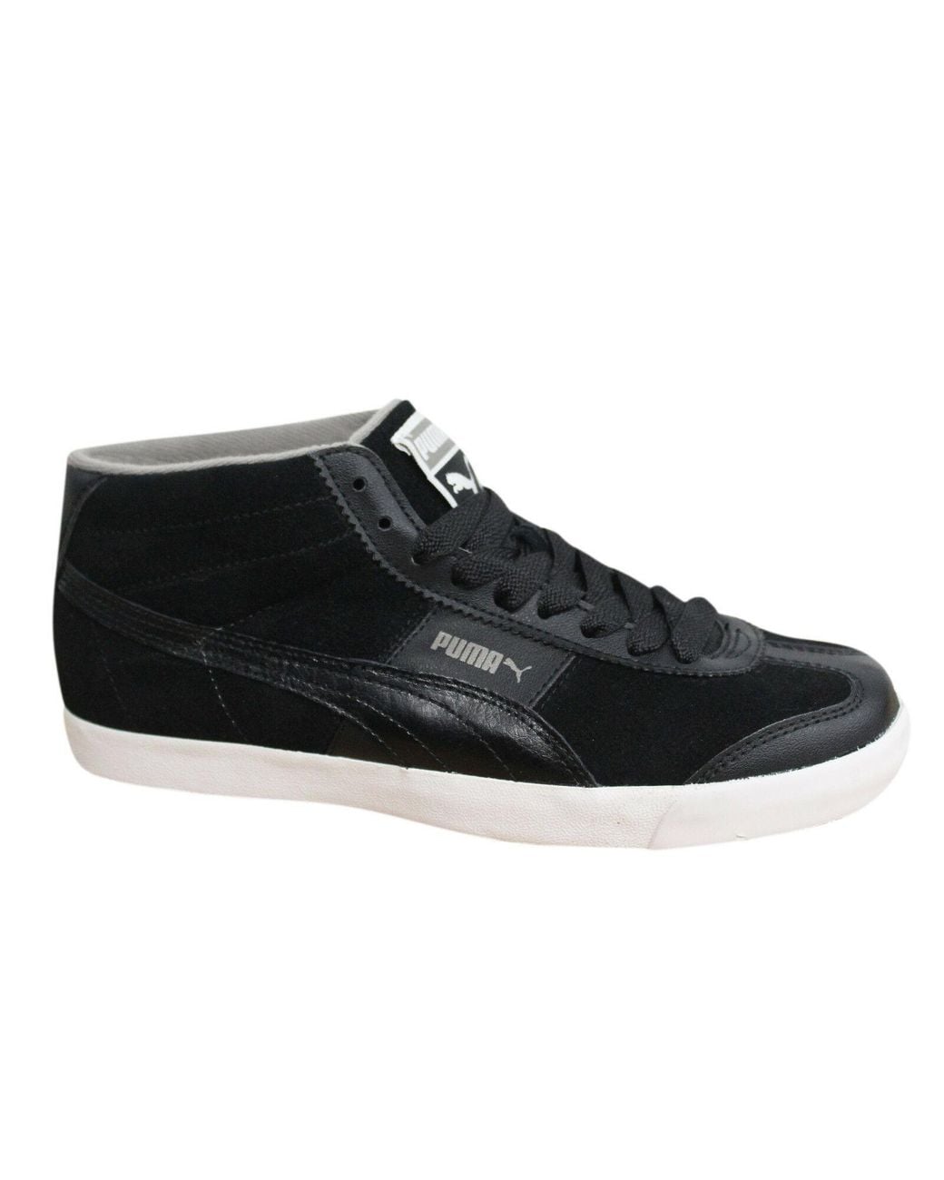PUMA Black Roma Lp Hi Lodge Trainers Suede for men
