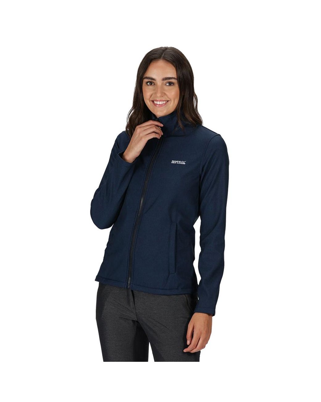 Regatta Blue Connie V Wind Resistant Softshell Jacket