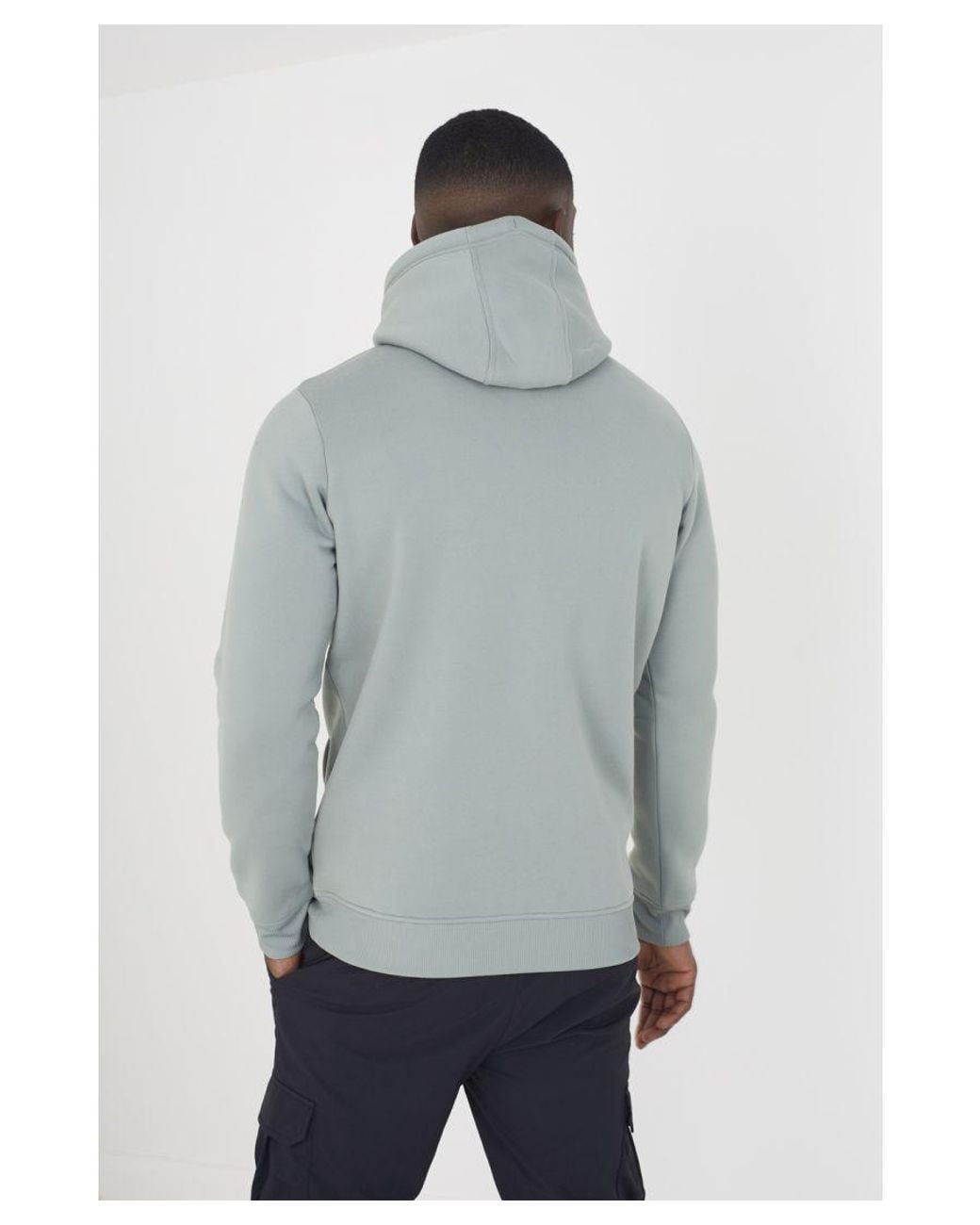 Brave Soul Blue Light Hoody With Kangaroo Pocket for men