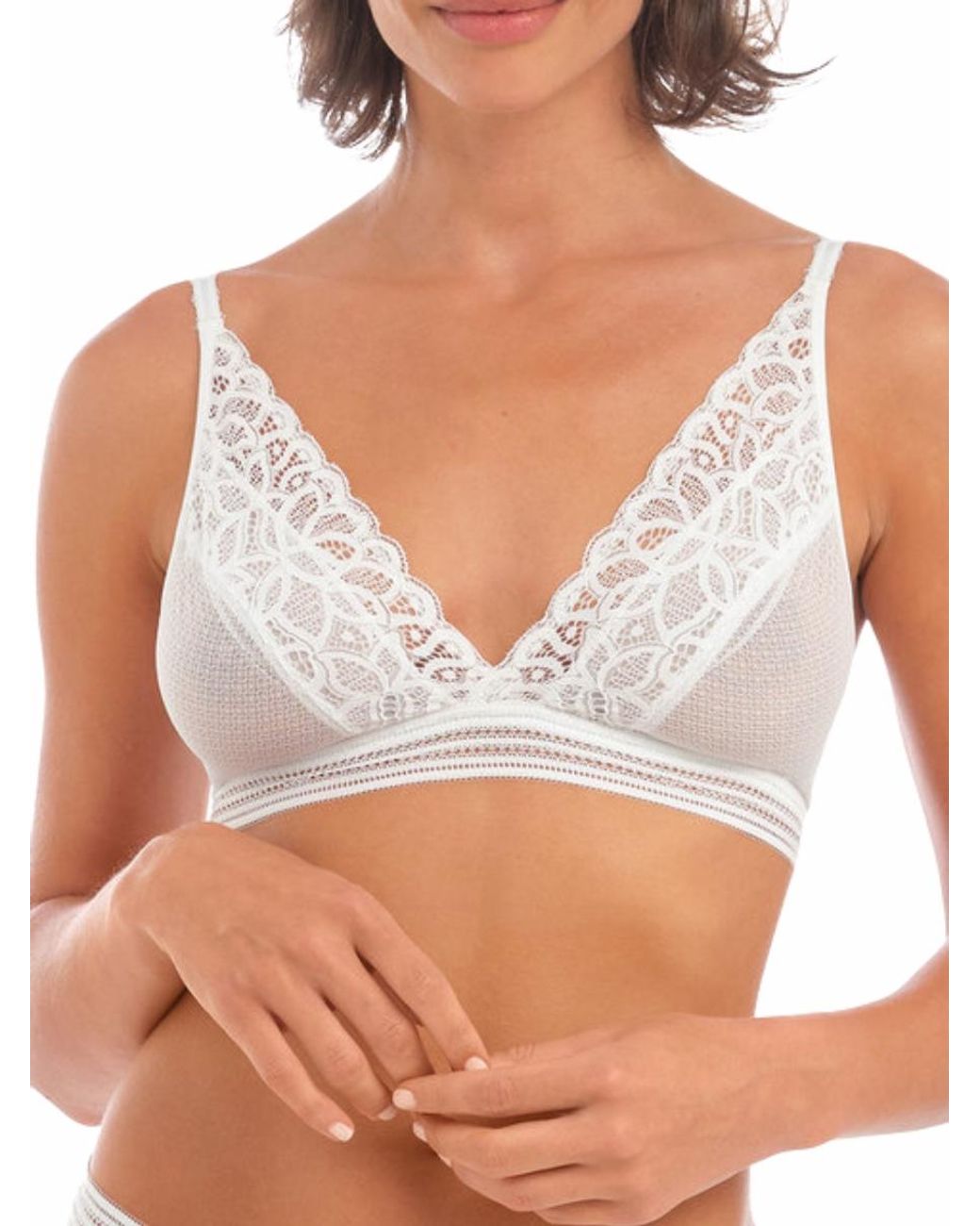 Wacoal White Raffine Bralette