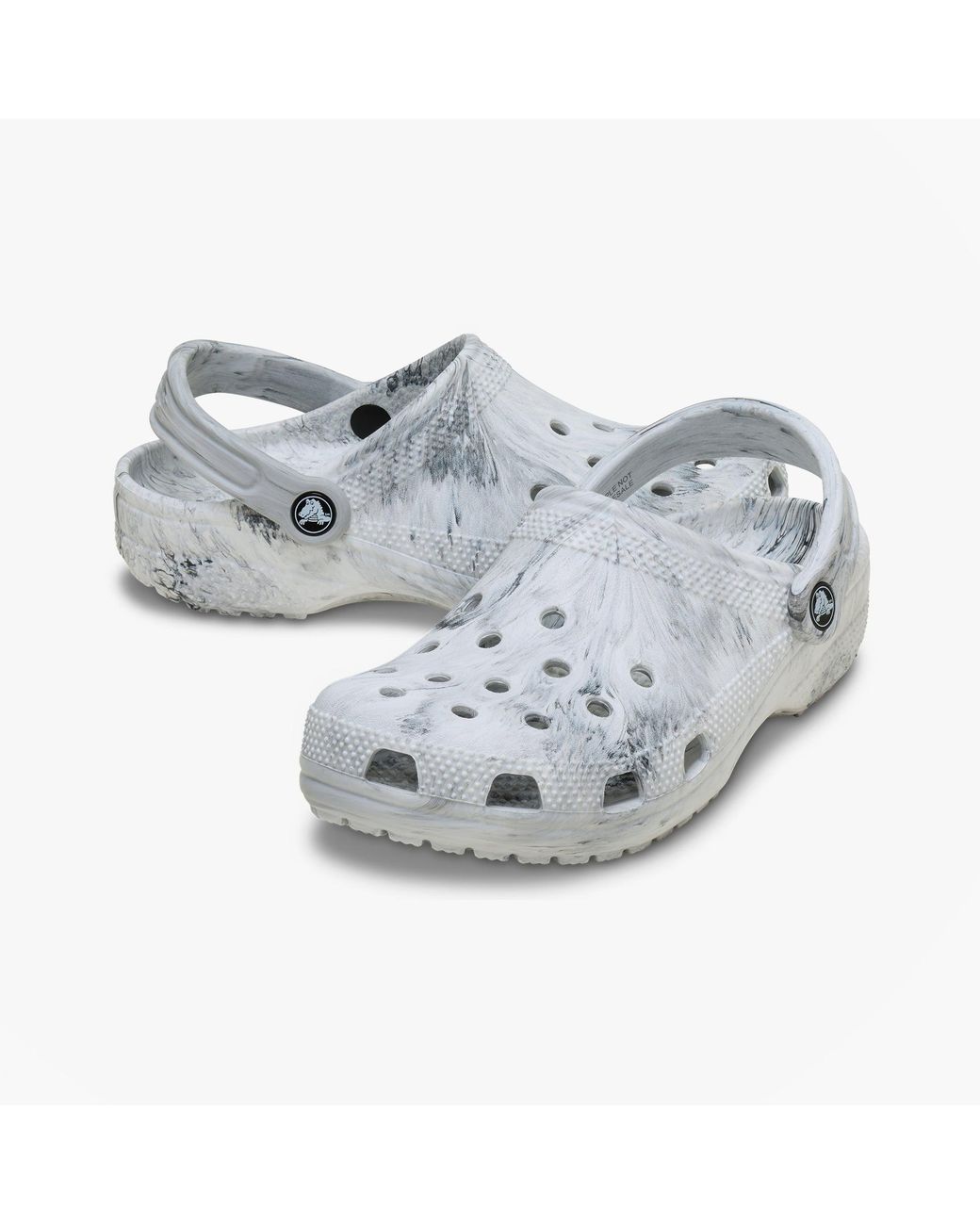CROCSTM Gray Classic Marbled Thermoplastic/ Clogs