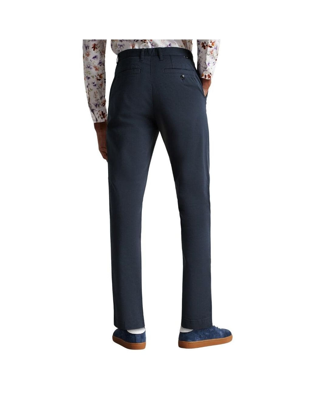 Ted Baker Blue Genbee Regular Fit Chino Cotton for men
